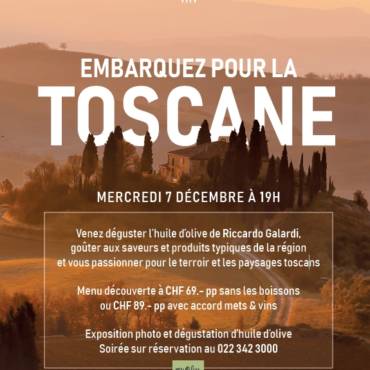 Embarquez pour la Toscane à Vicolo 39 – 2ème edition